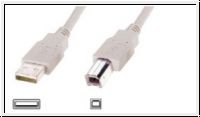 Diverse USB Kabel A/B 4.5m